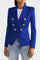 Blazer em linha clássica feminino
