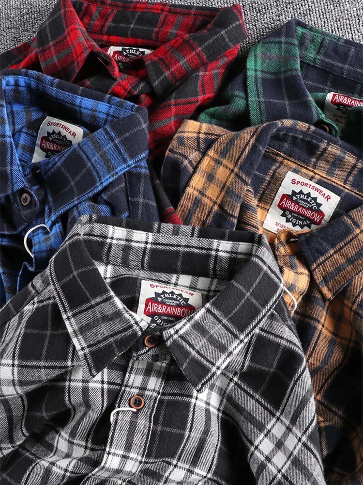 Camisa de Flanela - Mistura Escovada masculino