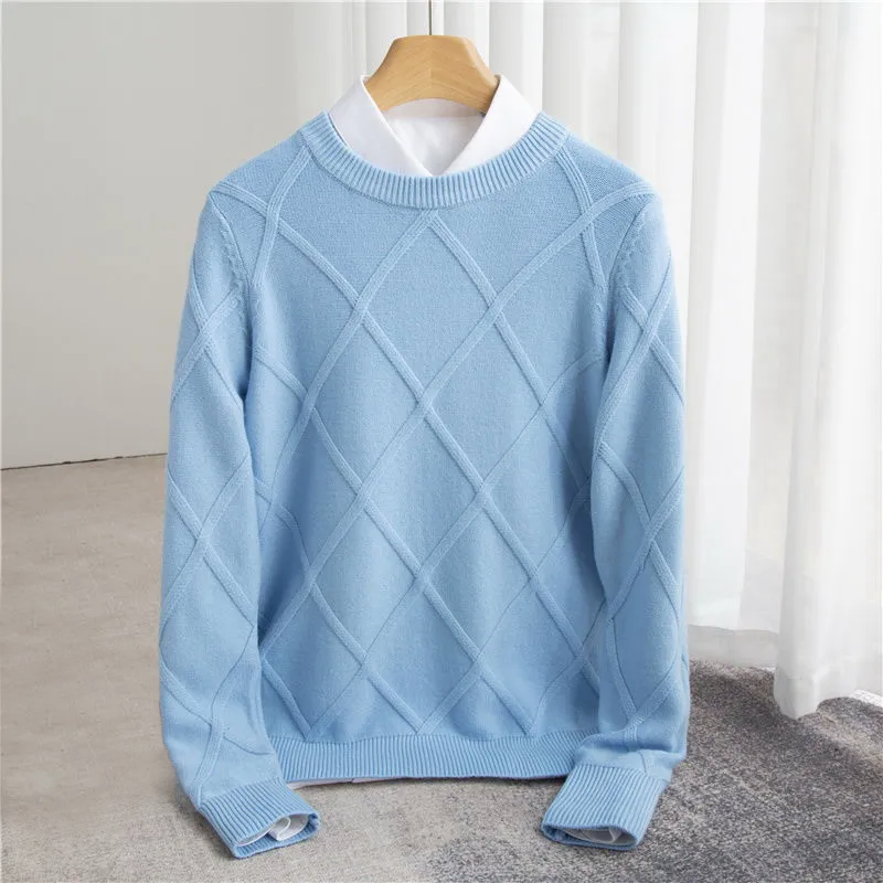 Francisco - Pullover de caxemira masculino