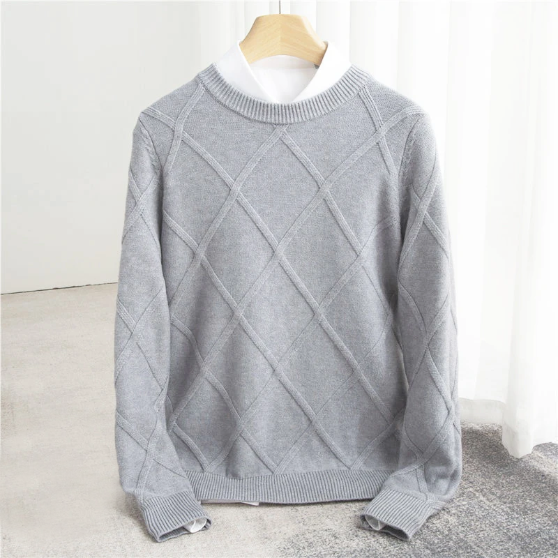 Francisco - Pullover de caxemira masculino