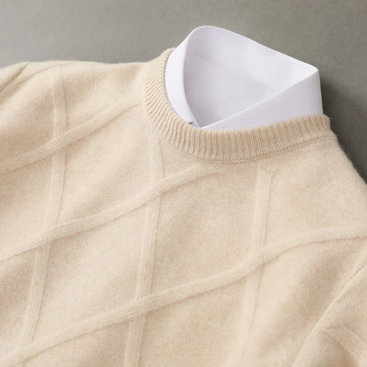 Francisco - Pullover de caxemira masculino