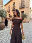 Carla | Vestido maxi elegante e simples