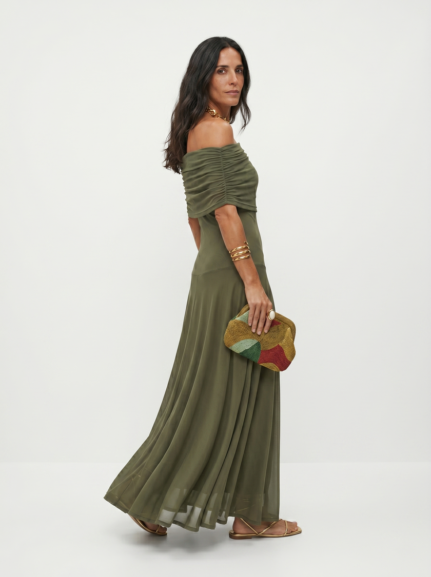Carla | Vestido maxi elegante e simples