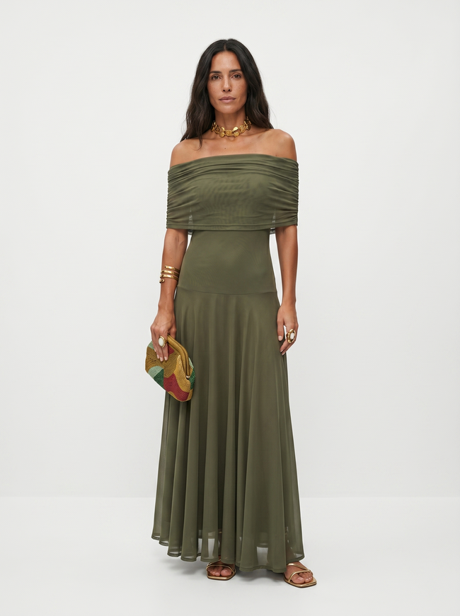 Carla | Vestido maxi elegante e simples