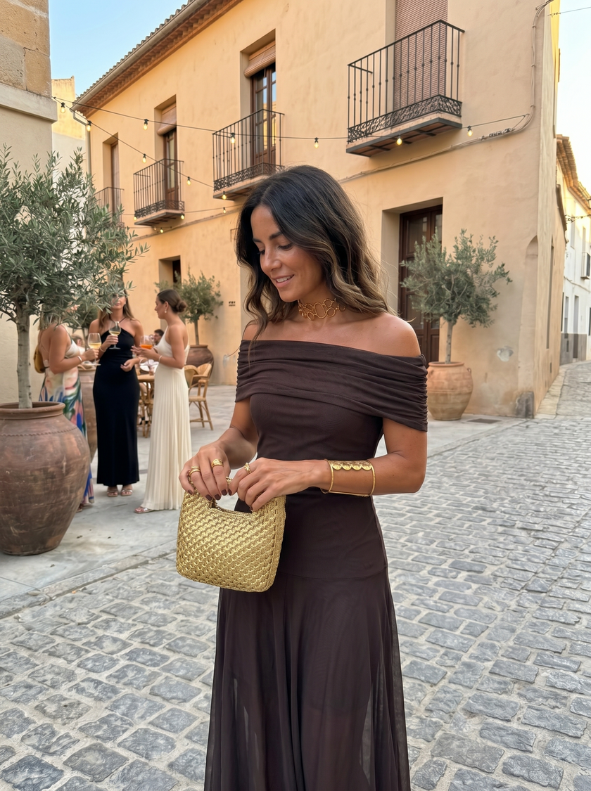 Carla | Vestido maxi elegante e simples