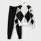 Conjunto elegante de duas peças feminino