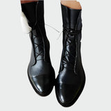 Botas de couro ortopédicas feminino