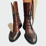 Botas de couro ortopédicas feminino