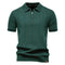 Polo de Meio Zíper - Textura Vertical masculino