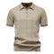 Polo de Meio Zíper - Textura Vertical masculino