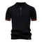 Polo de Meio Zíper - Textura Vertical masculino