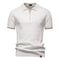 Polo de Meio Zíper - Textura Vertical masculino