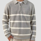 Constantino - Sweater Meio Zíper Listrado masculino
