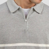 Constantino - Sweater Meio Zíper Listrado masculino