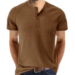 Camisa Henley - Abertura de Botões masculino