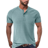 Camisa Henley - Abertura de Botões masculino