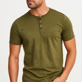 Camisa Henley - Gola com Botões masculino