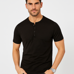 Camisa Henley - Gola com Botões masculino