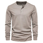 Camisa Henley - Mistura Suave Respirável masculino