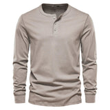 Camisa Henley - Mistura Suave Respirável masculino