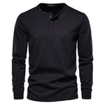 Camisa Henley - Mistura Suave Respirável masculino