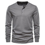 Camisa Henley - Mistura Suave Respirável masculino