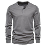 Camisa Henley - Mistura Suave Respirável masculino