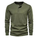 Camisa Henley - Mistura Suave Respirável masculino