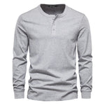 Camisa Henley - Mistura Suave Respirável masculino