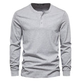 Camisa Henley - Mistura Suave Respirável masculino