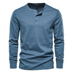 Camisa Henley - Mistura Suave Respirável masculino