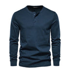 Camisa Henley - Mistura Suave Respirável masculino