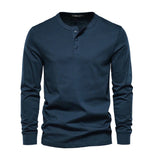 Camisa Henley - Mistura Suave Respirável masculino