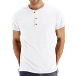 T-Shirt Henley - Malha Macia Gola masculino