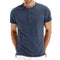 T-Shirt Henley - Malha Macia Gola masculino
