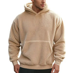 Hoodie - Mistura de Fleece com Capuz masculino