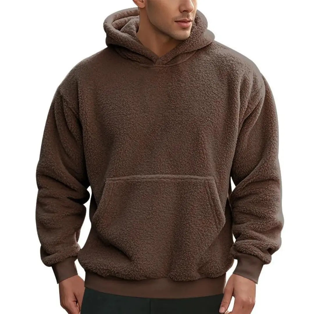 Hoodie - Mistura de Fleece com Capuz masculino