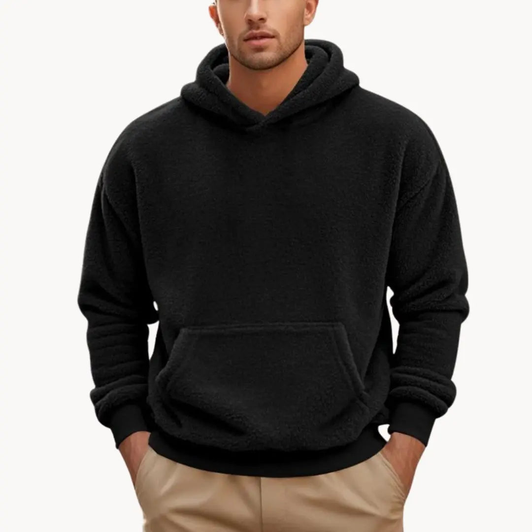 Hoodie - Mistura de Fleece com Capuz masculino