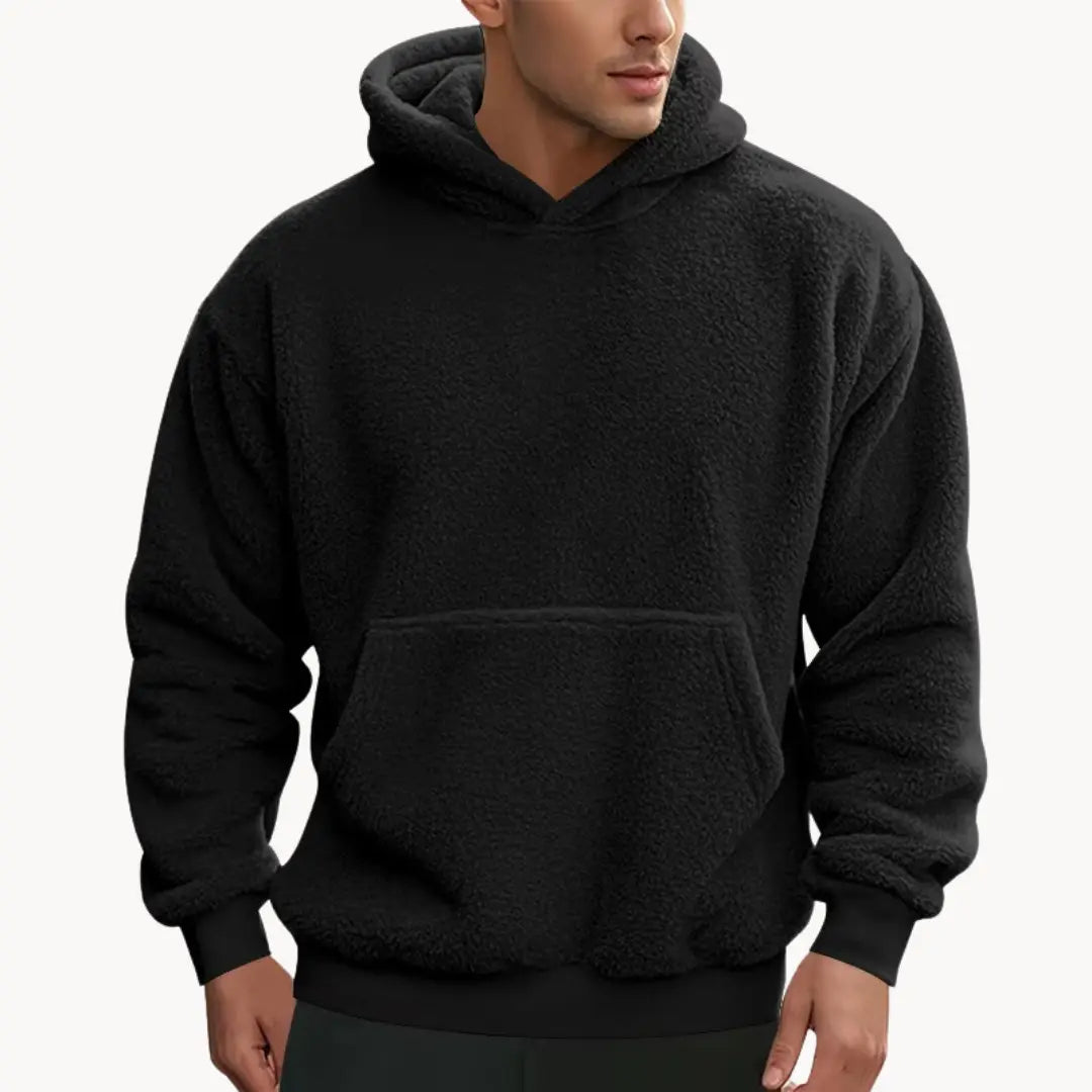 Hoodie - Mistura de Fleece com Capuz masculino