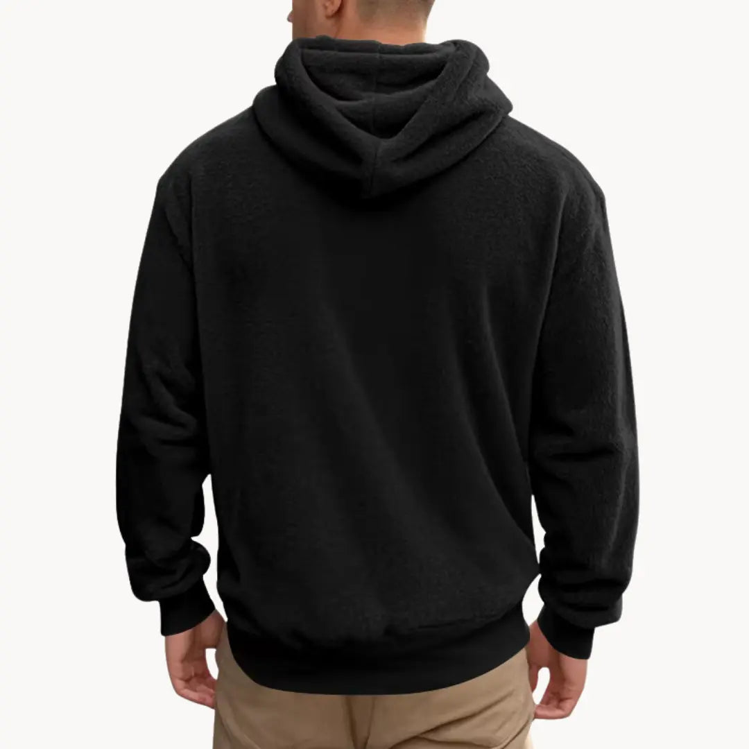 Hoodie - Mistura de Fleece com Capuz masculino