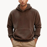 Hoodie - Mistura de Fleece com Capuz masculino