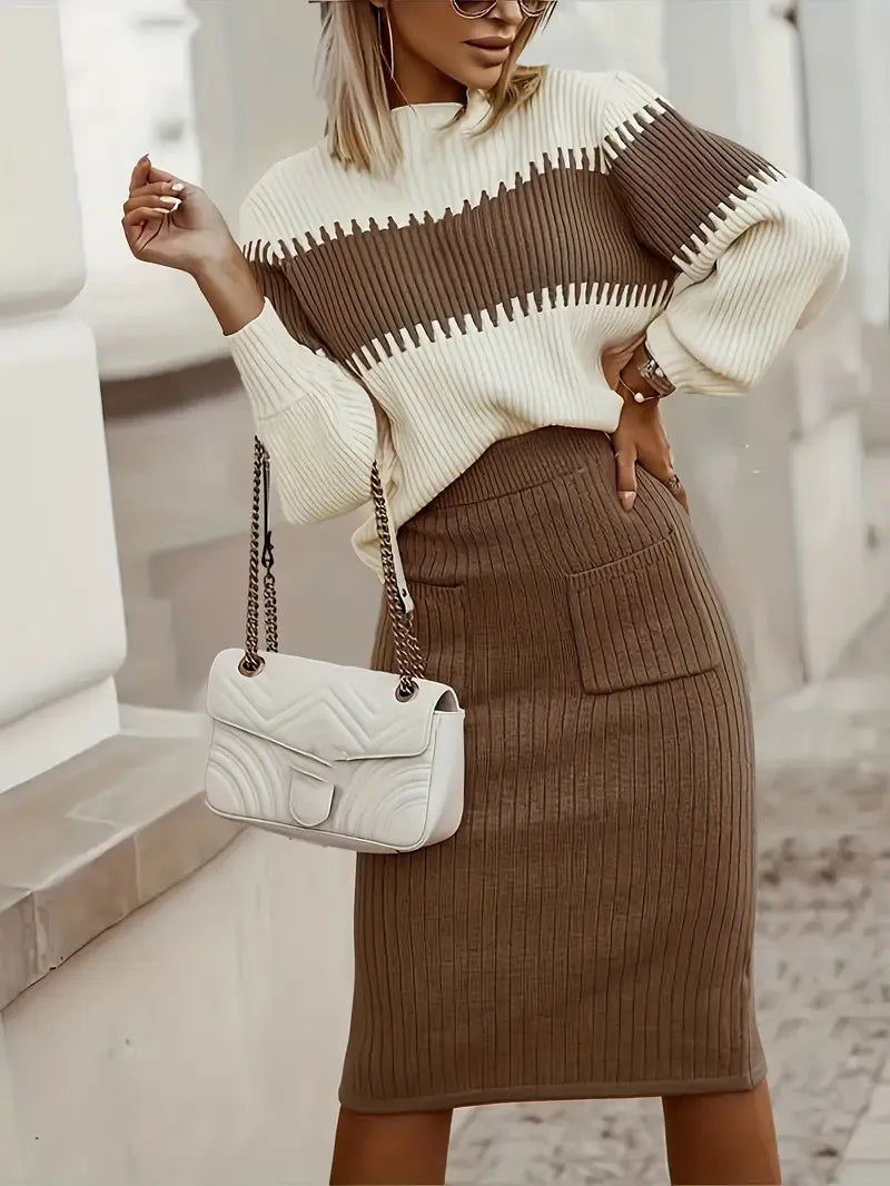 Conjunto de Outono feminino