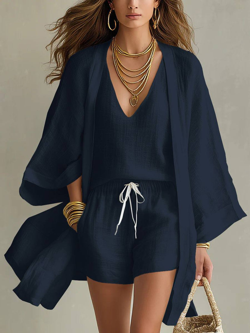 Solène | Conjunto de três peças leve e elegante