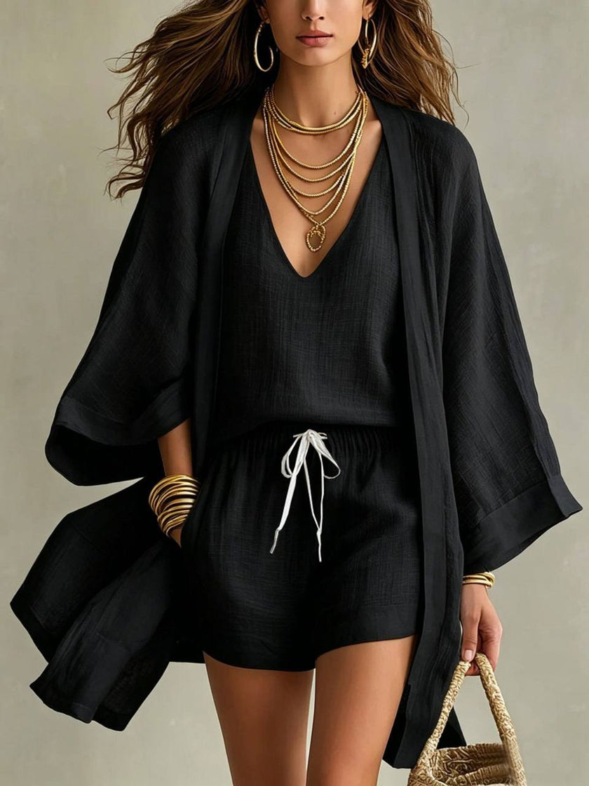 Solène | Conjunto de três peças leve e elegante
