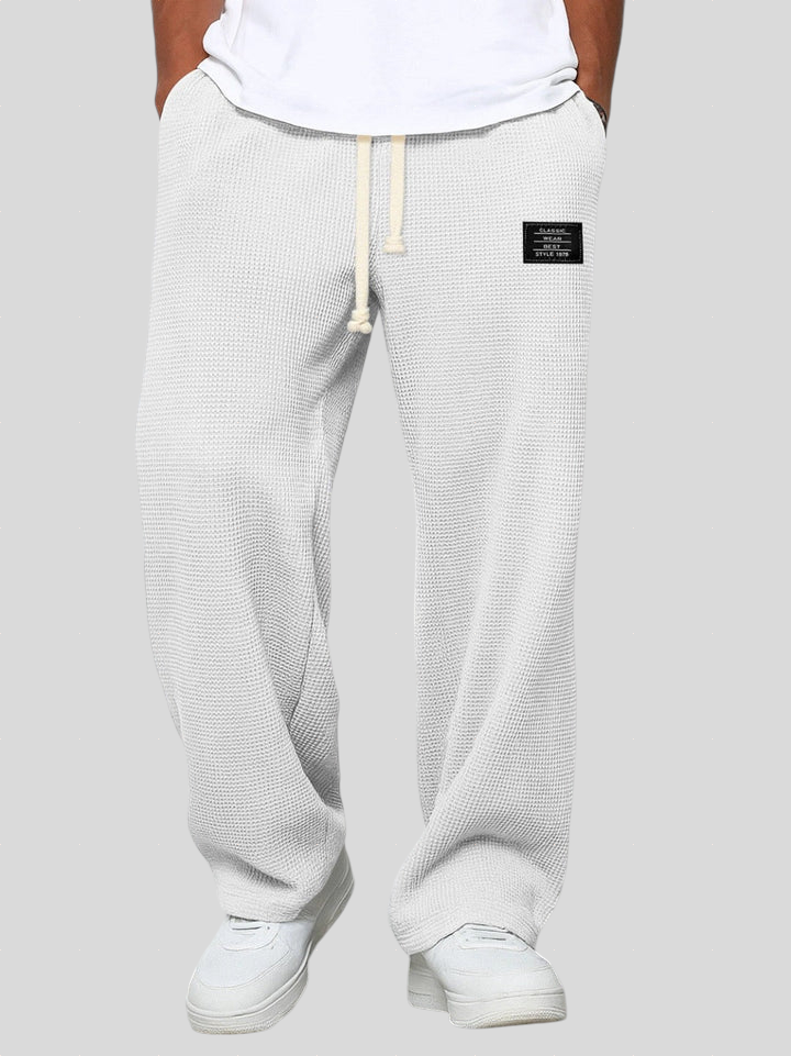 Calças Largas com Cintura Ajustável masculino