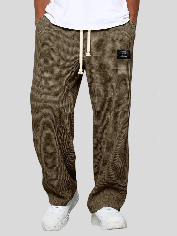 Calças Largas com Cintura Ajustável masculino