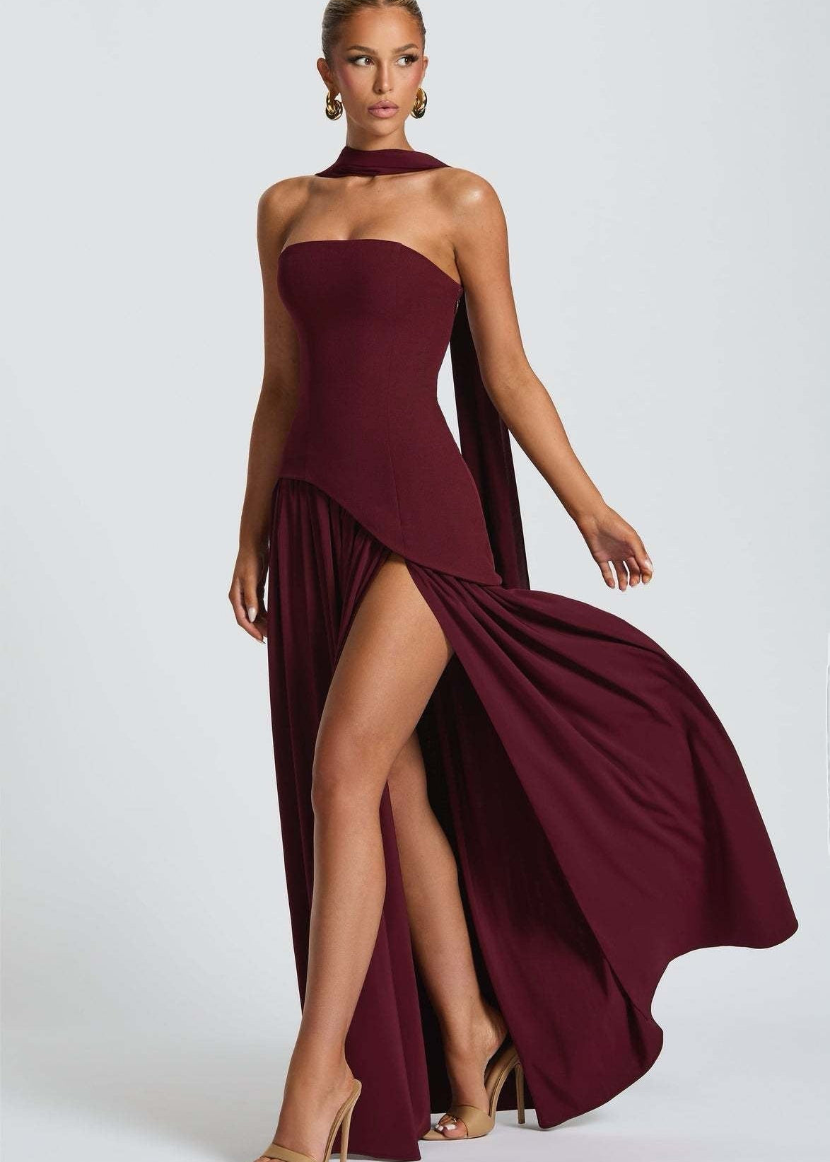 Vestido Longo Sofisticado feminino