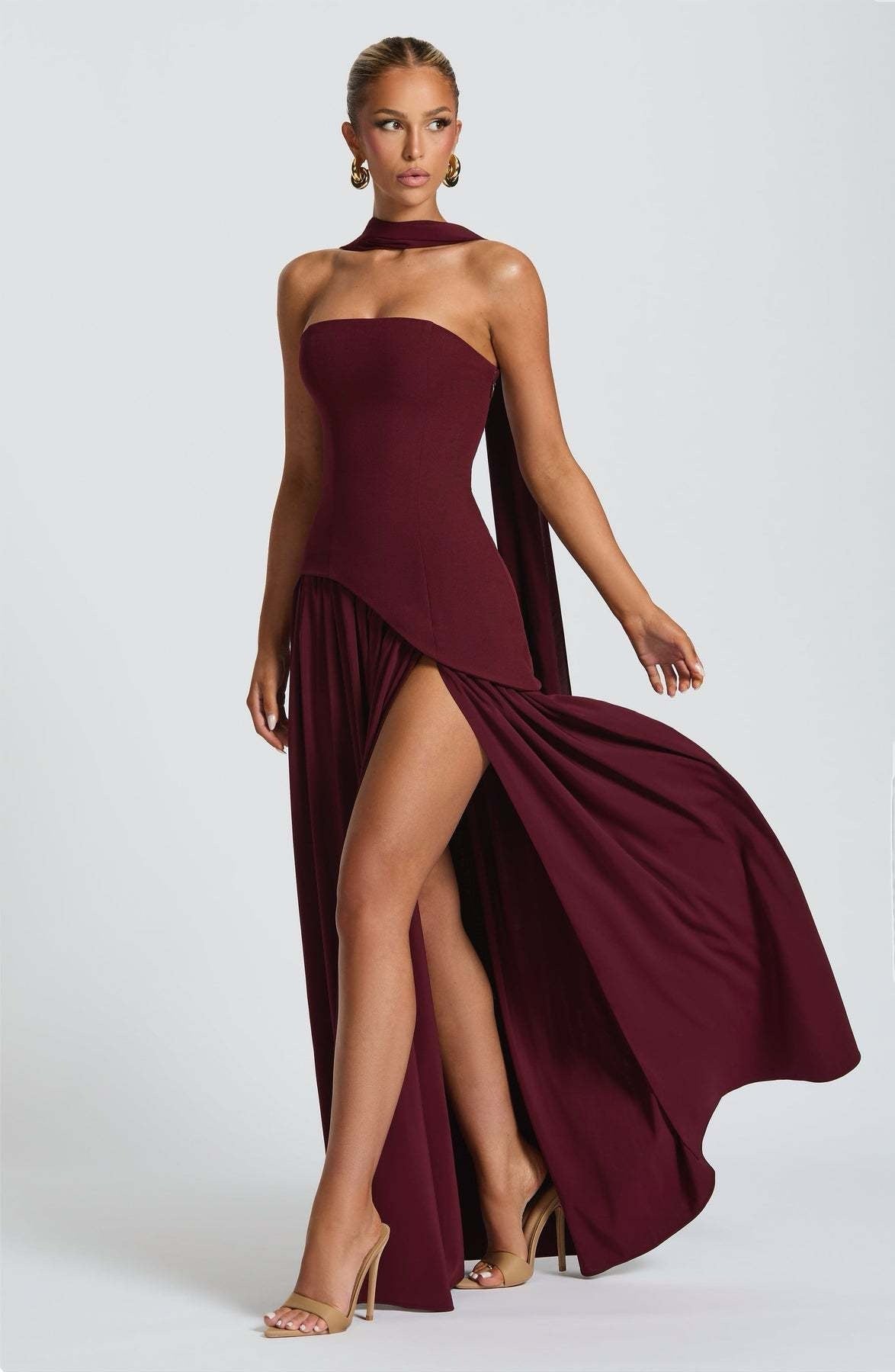 Vestido Longo Sofisticado feminino