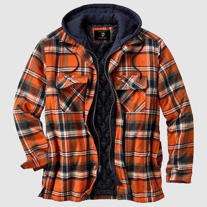 Casaco Acolchoado Estiloso masculino