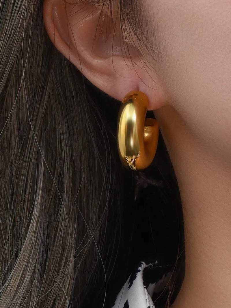 Argolas grossas feminino
